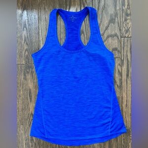 Athleta Racerback Scoop Neck Tank Top in Cobalt Blue size XS